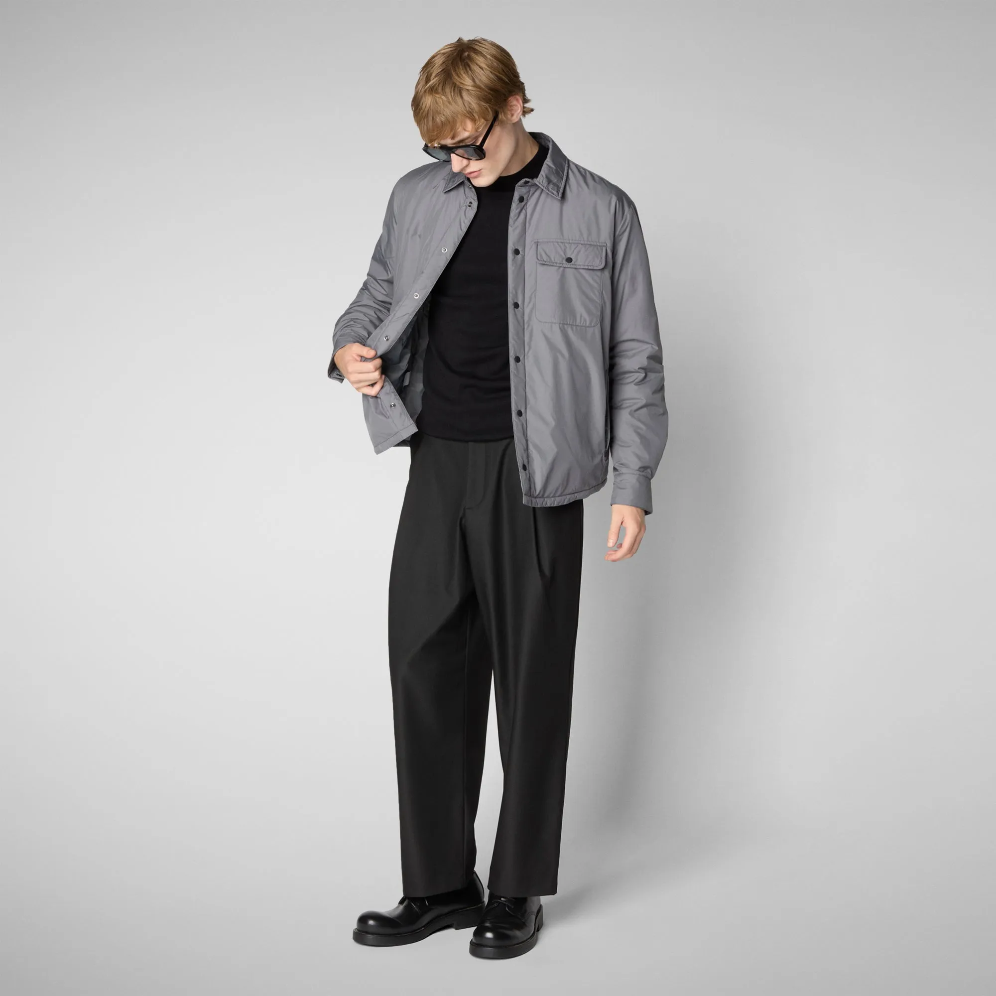 Men's  Jacket Stellan in  Mid Grey