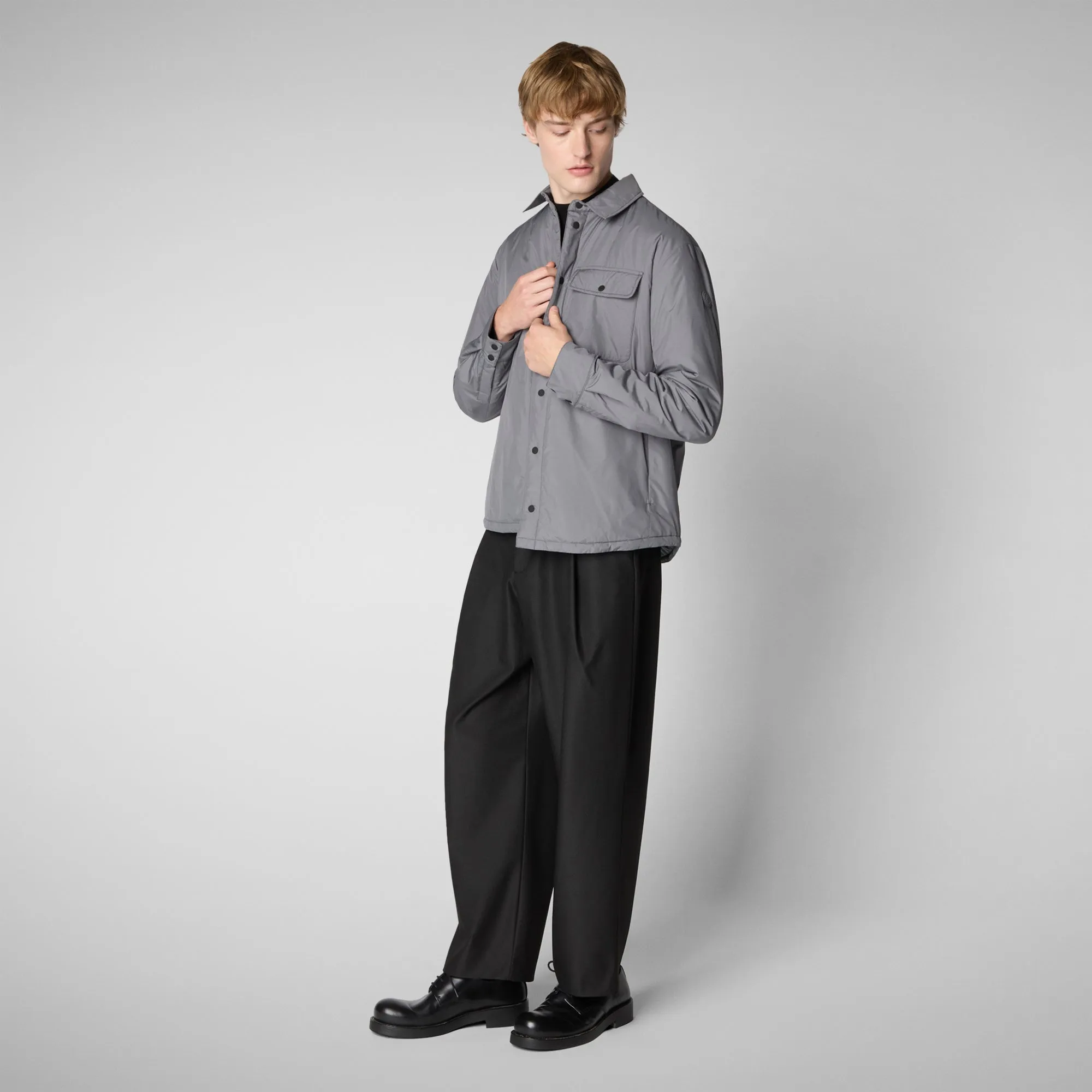 Men's  Jacket Stellan in  Mid Grey