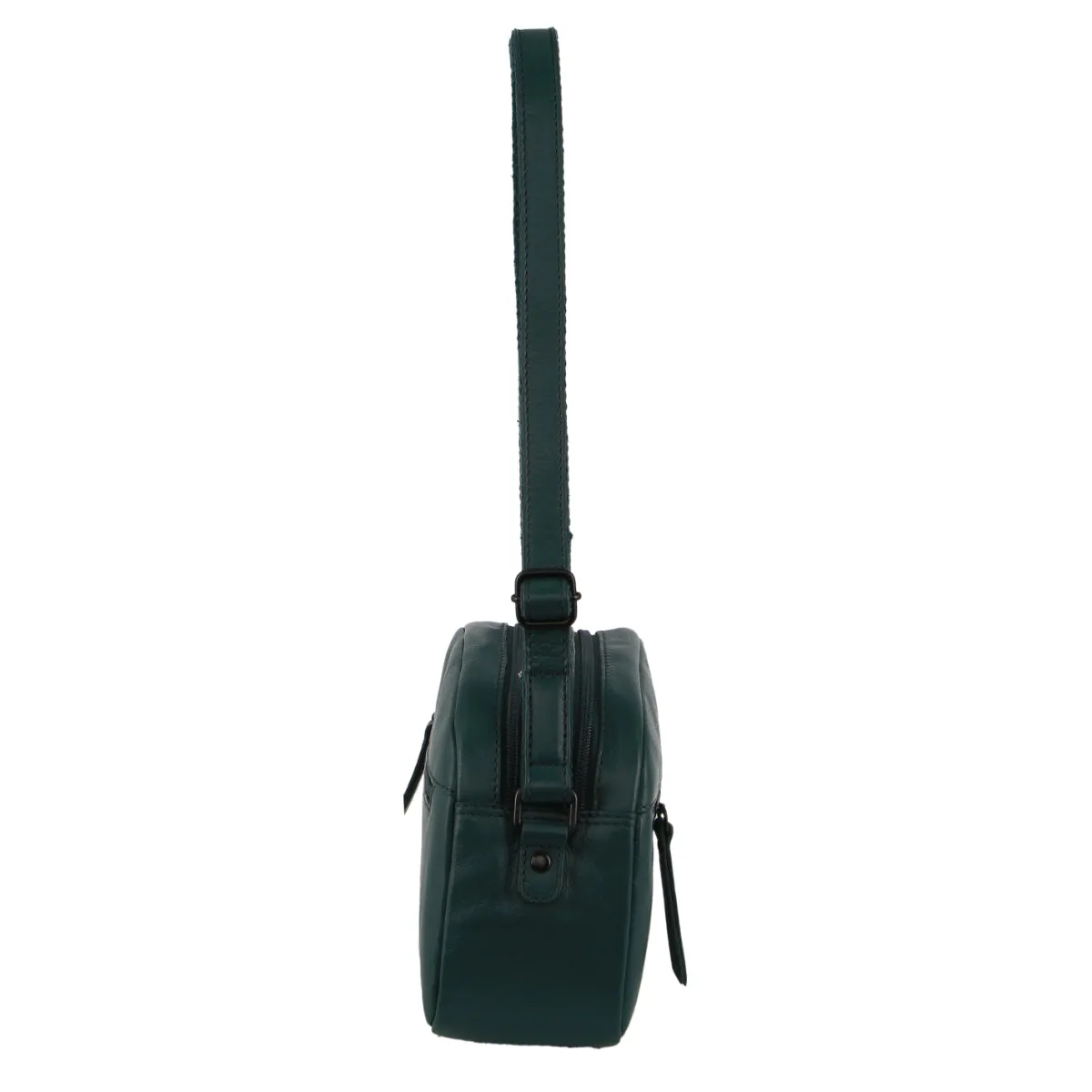 Milleni - NL3869 Small rounded leather sidebag - Zircon