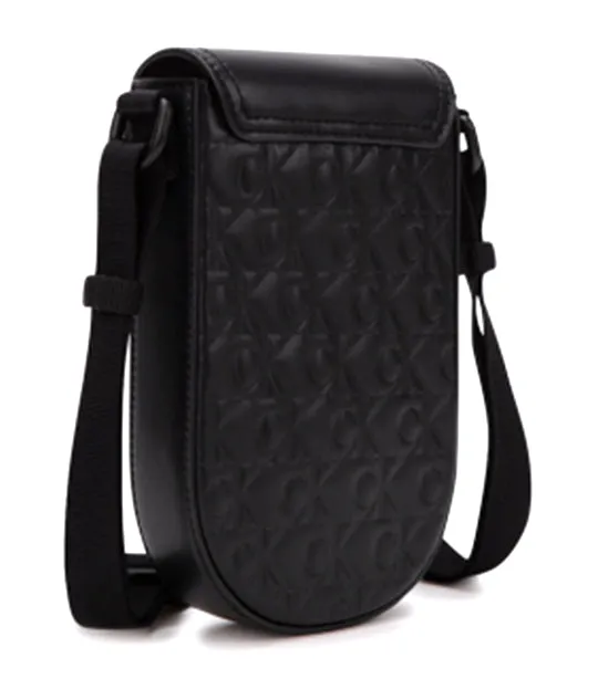 Monogram Saddle Phone Bag Allover Print