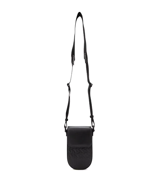 Monogram Saddle Phone Bag Allover Print