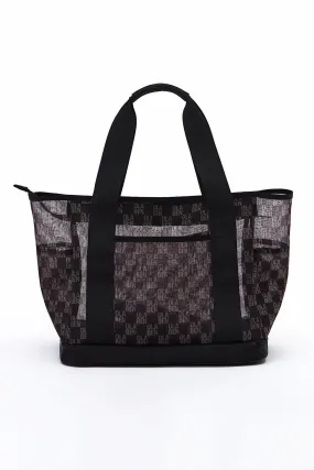 Monogram Sheer Tote Bag - Monogram Brown