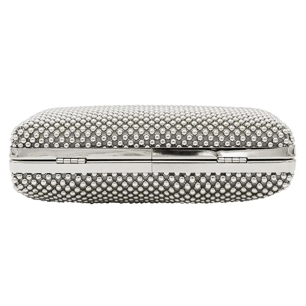 NATASHA Ball Mesh Clutch
