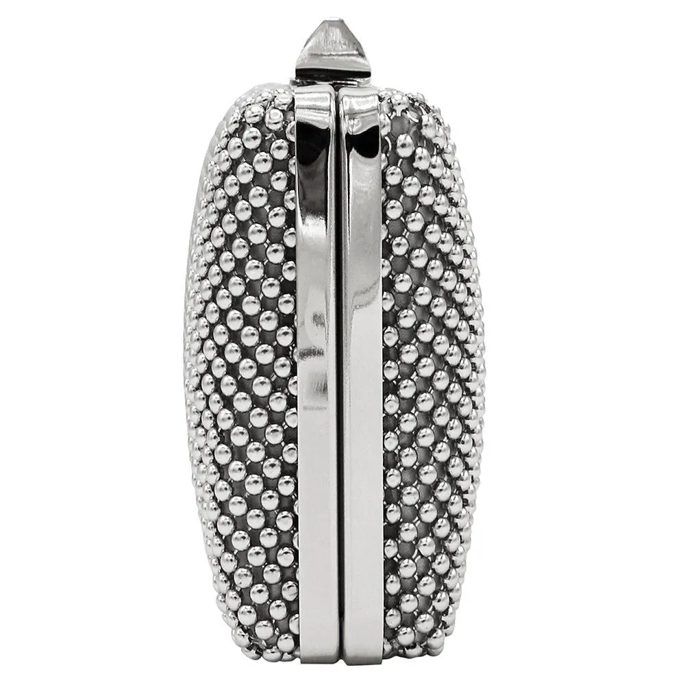 NATASHA Ball Mesh Clutch