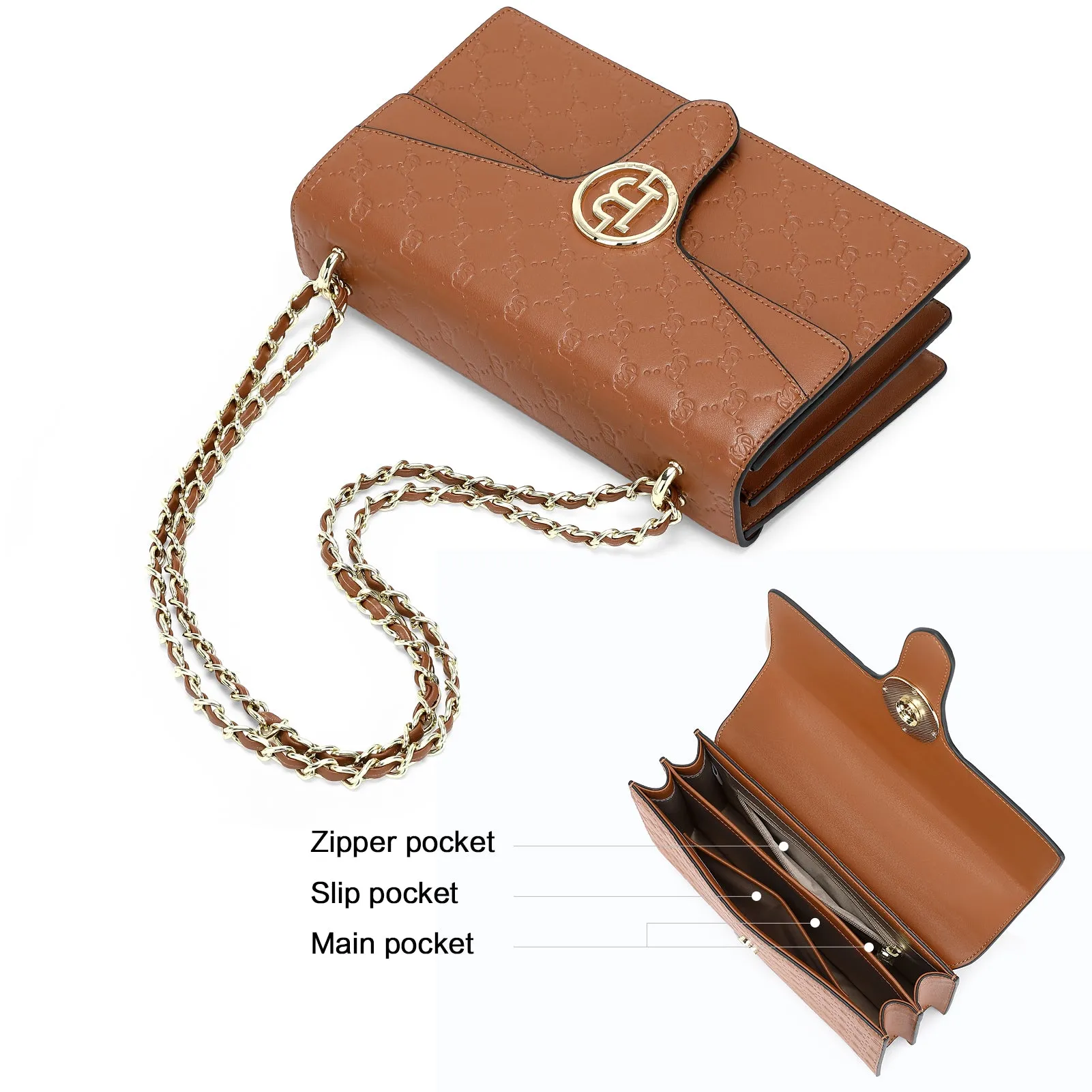 Nola Elegant Leather Shoulder Bag for Women - Perfect for Commuting