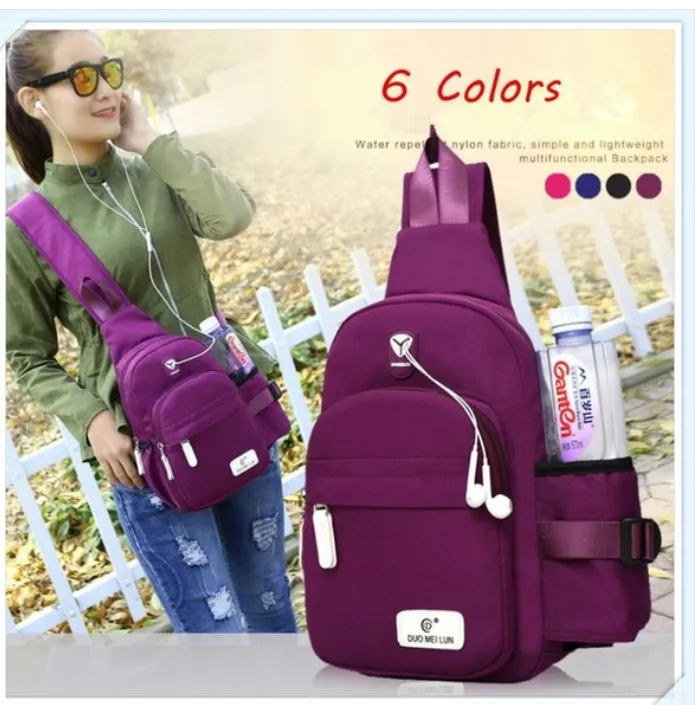 Nylon Large Capacity Daily Crossbody Bag