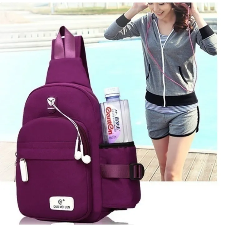 Nylon Large Capacity Daily Crossbody Bag