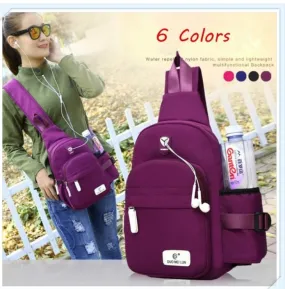 Nylon Large Capacity Daily Crossbody Bag