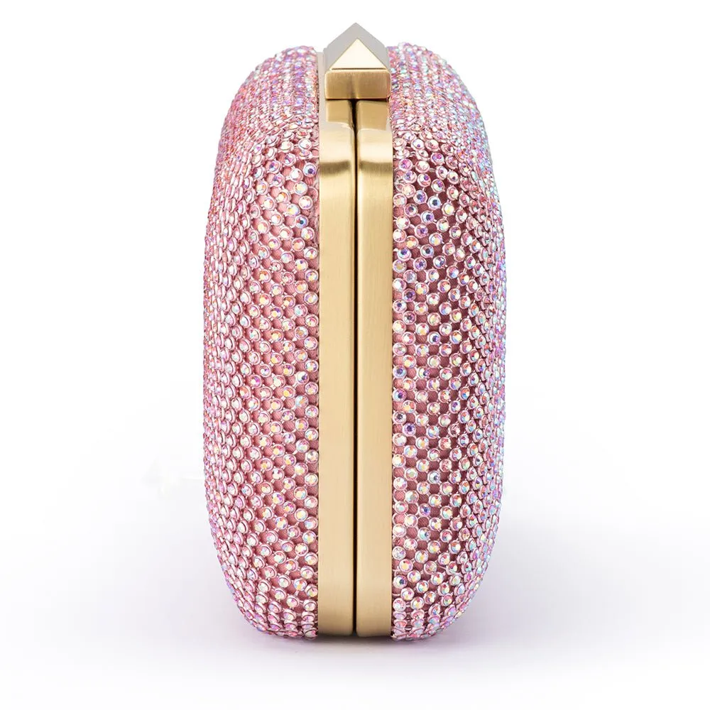 OB2163 RONNY CRYSTAL MESH CLUTCH