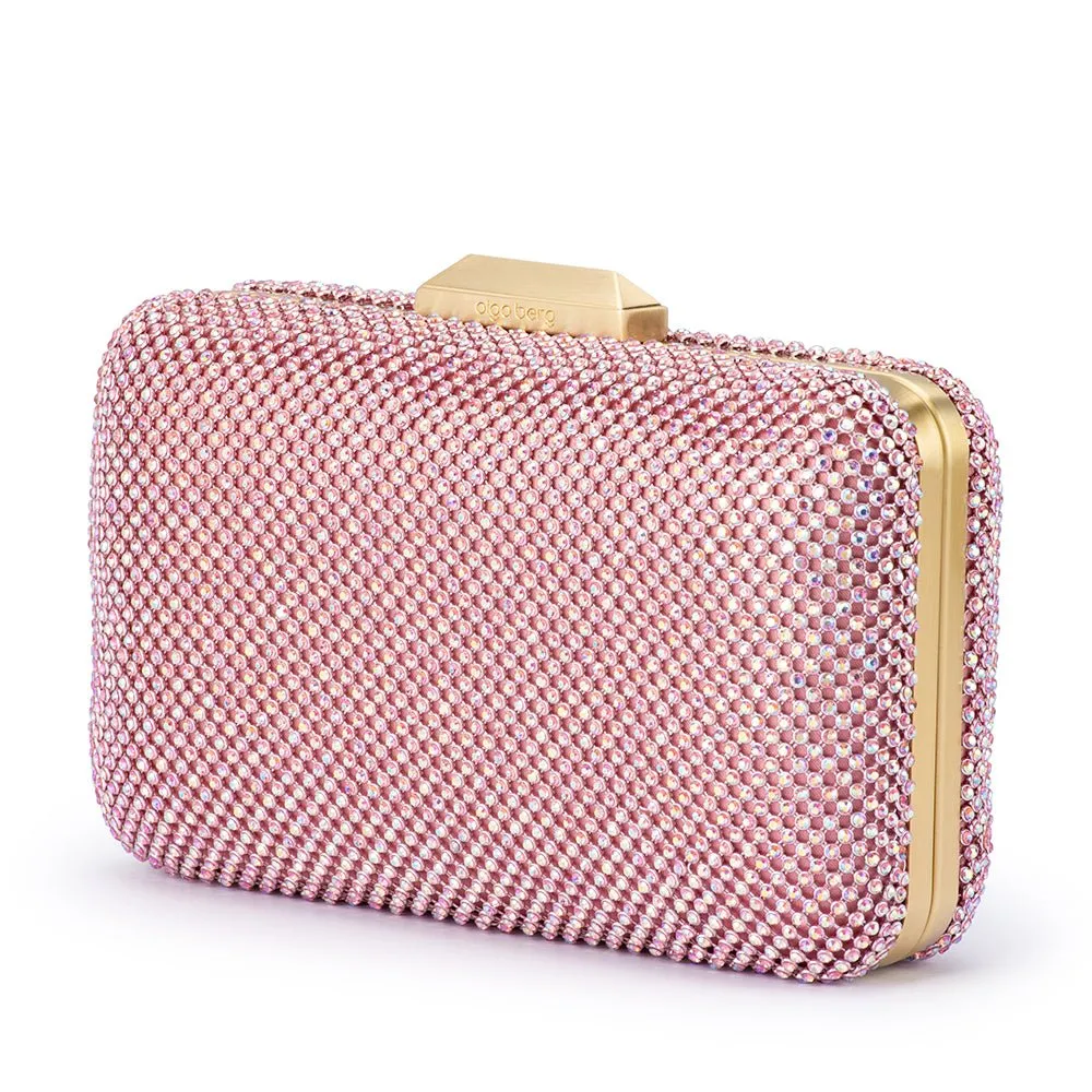 OB2163 RONNY CRYSTAL MESH CLUTCH