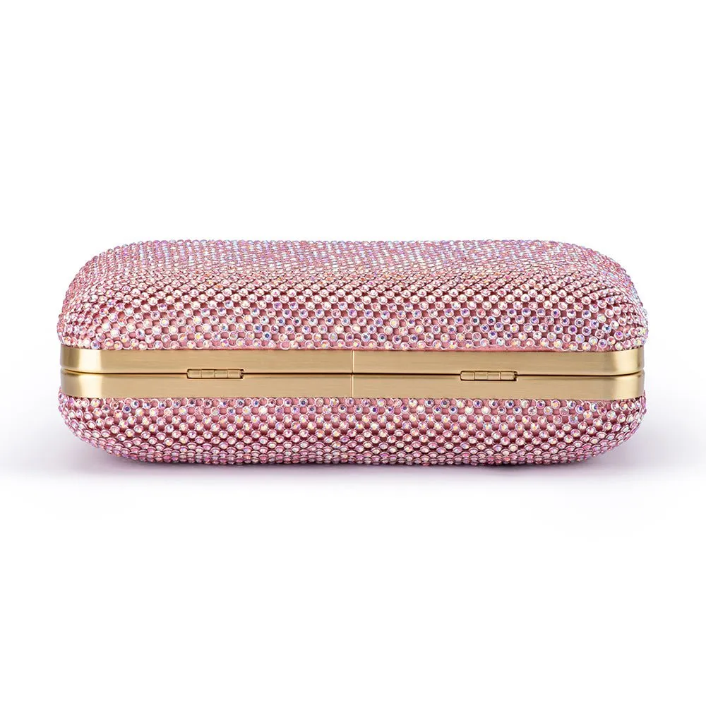 OB2163 RONNY CRYSTAL MESH CLUTCH