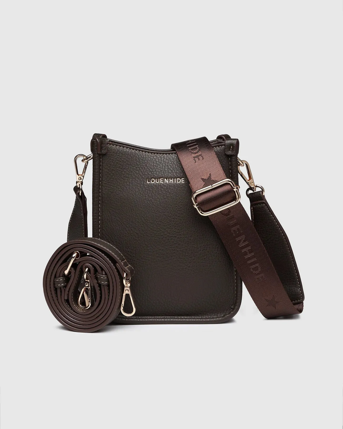 PARKER PHONE CROSSBODY BAG CHOCOLATE