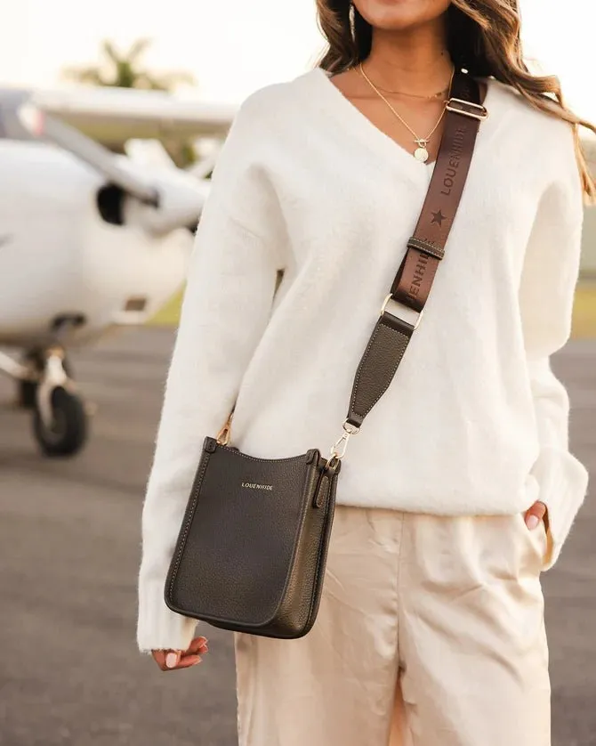 PARKER PHONE CROSSBODY BAG CHOCOLATE