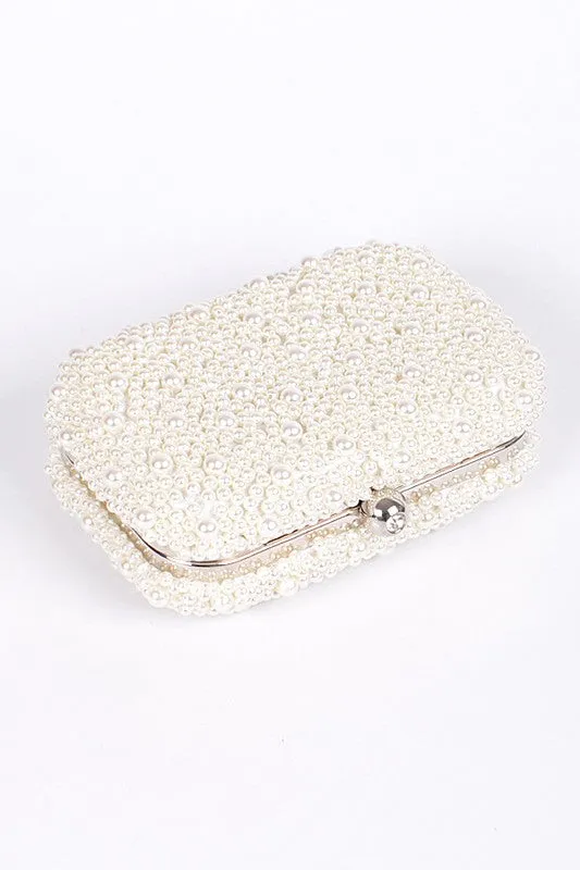 Pearl Bead Clutch Bag