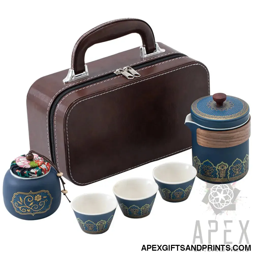 Portable travel tea set