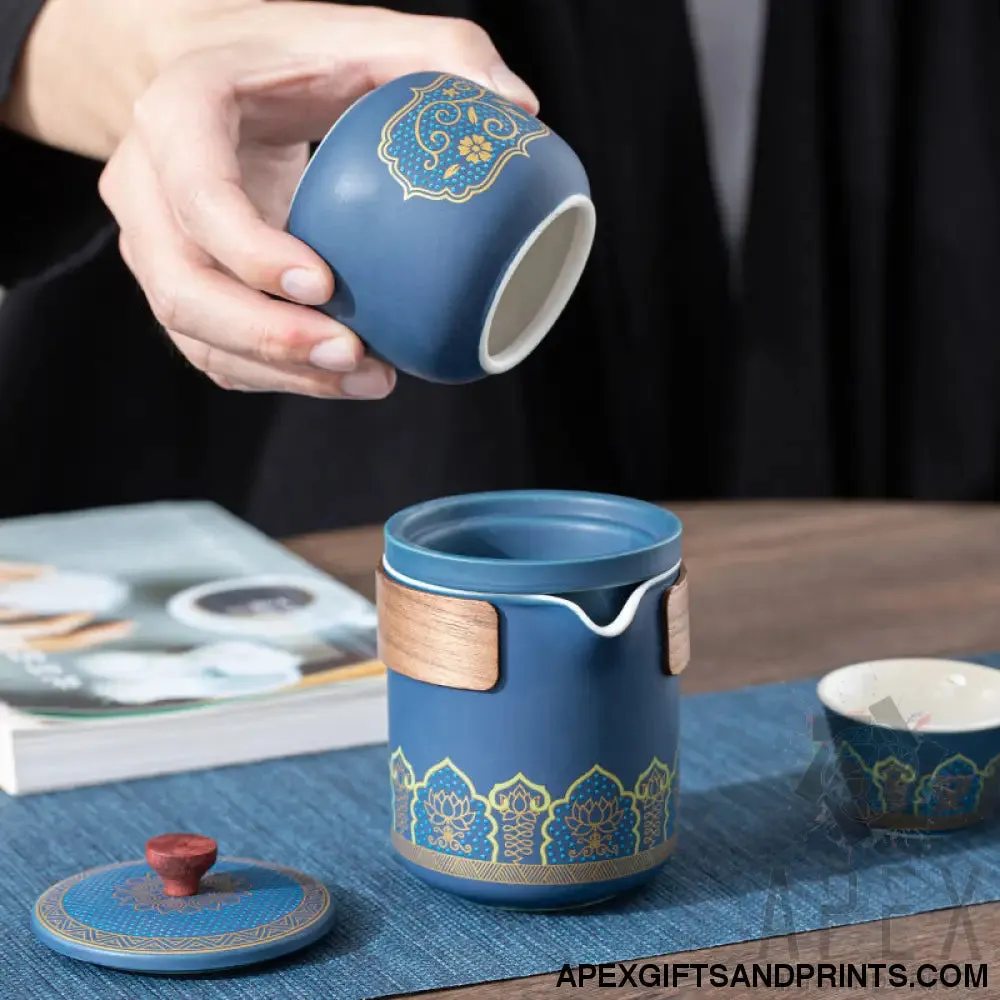 Portable travel tea set