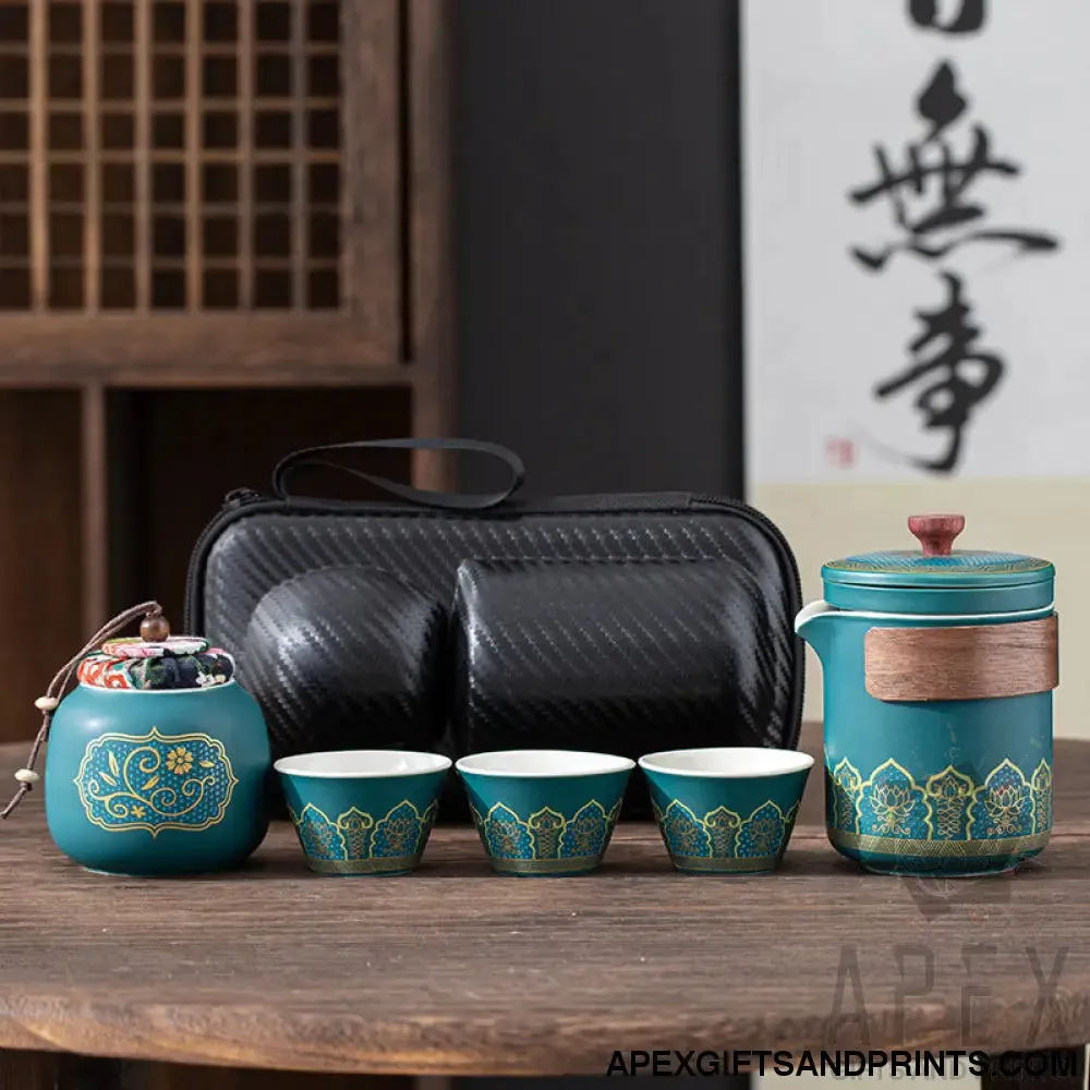 Portable travel tea set