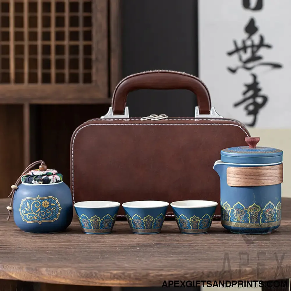 Portable travel tea set