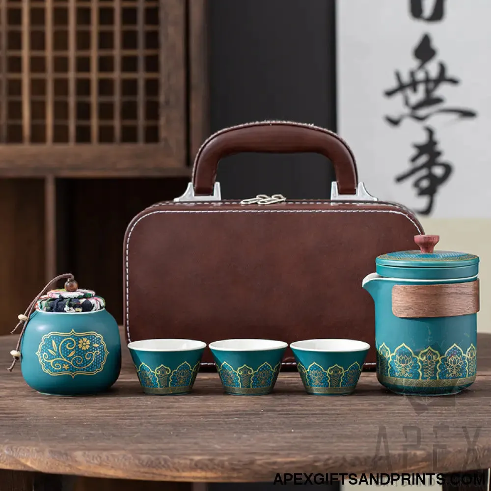 Portable travel tea set