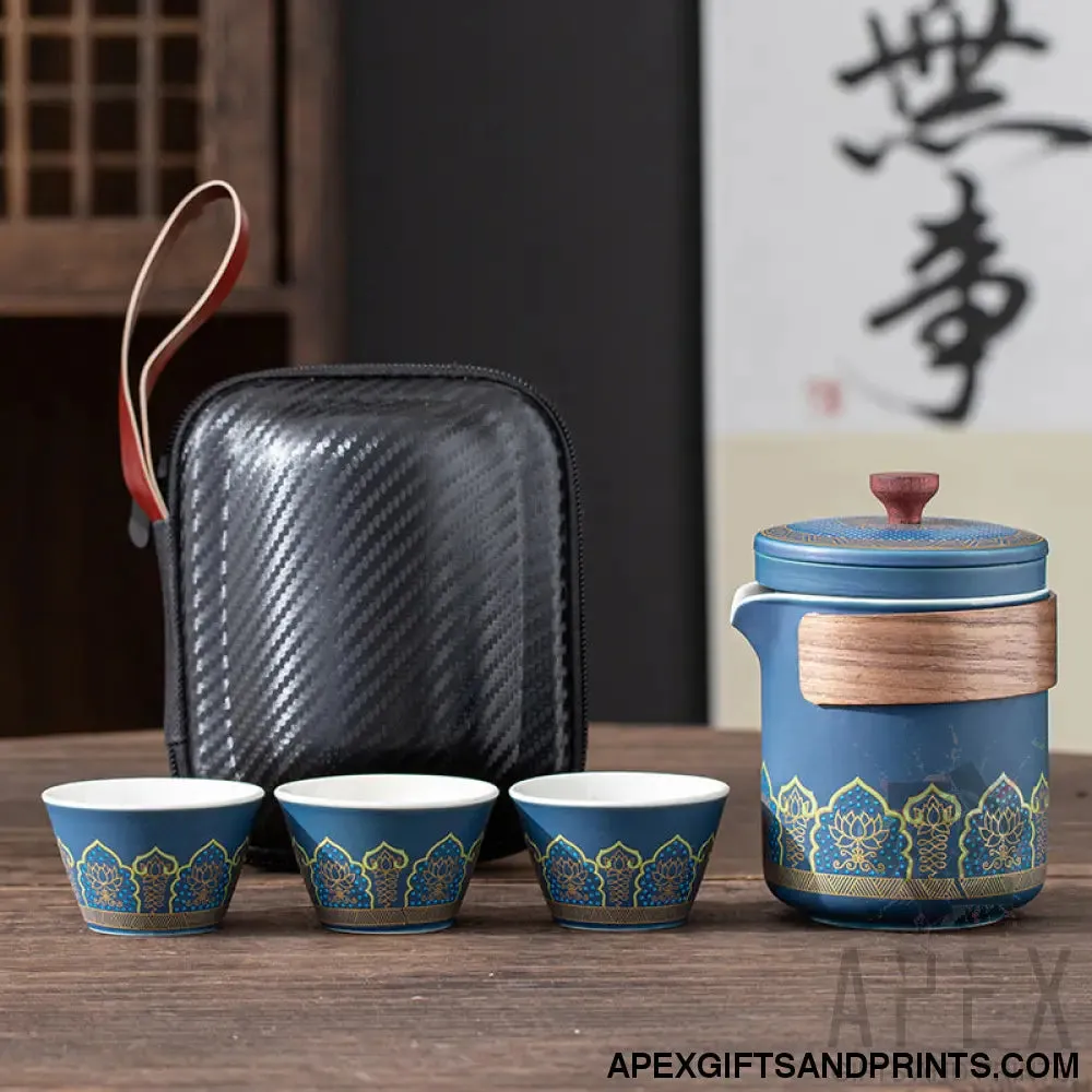 Portable travel tea set