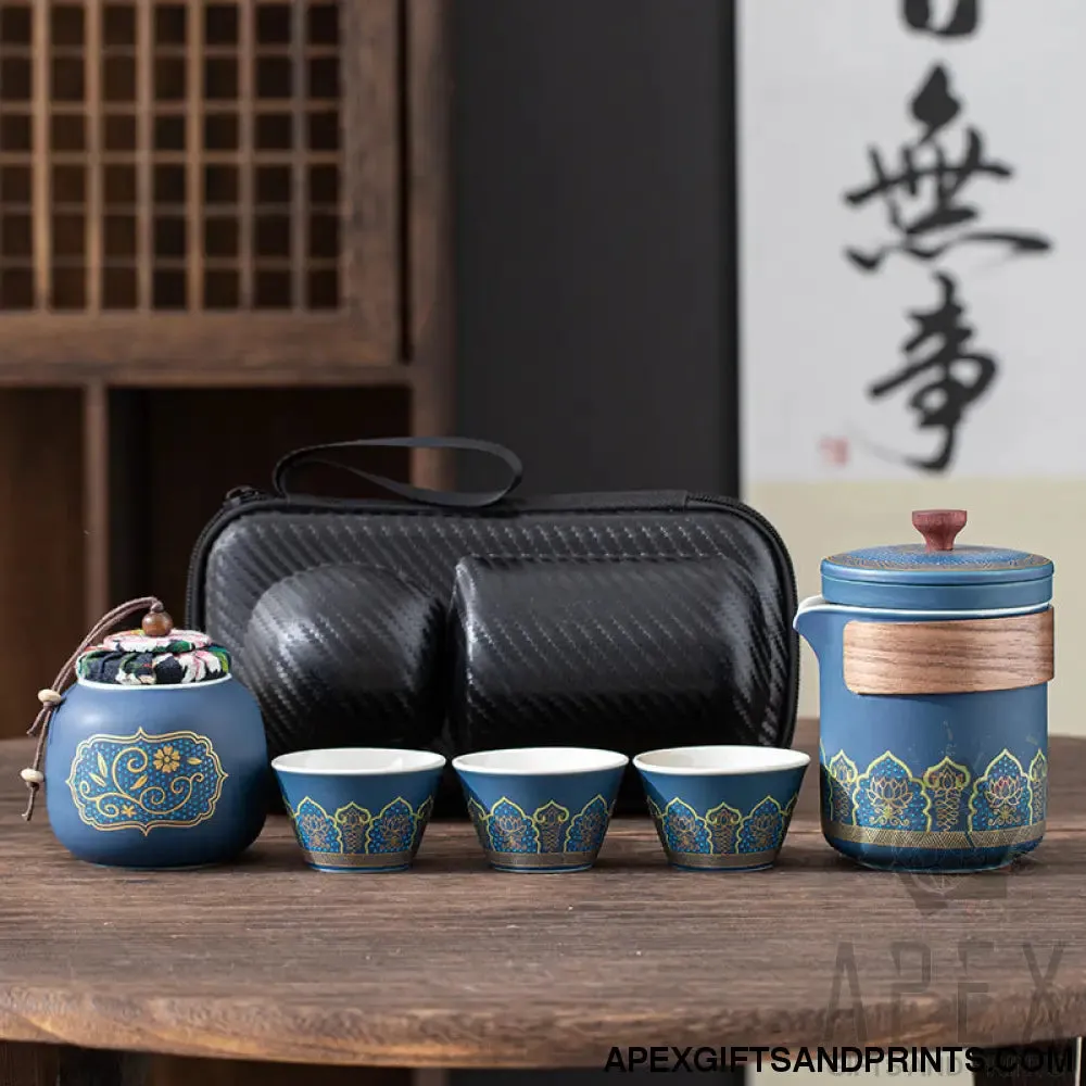 Portable travel tea set