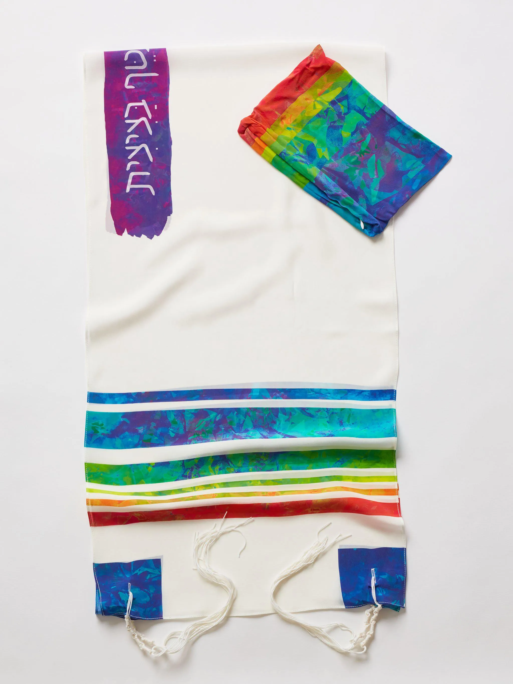 Rainbow Tallit by Sara Resnik