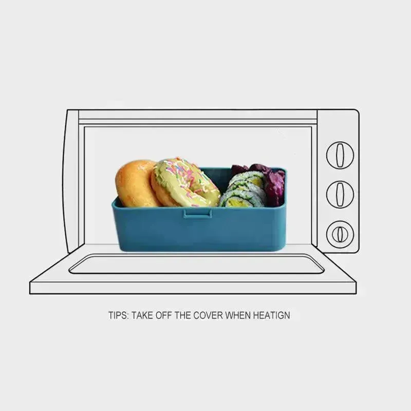 Simple wave lunch box
