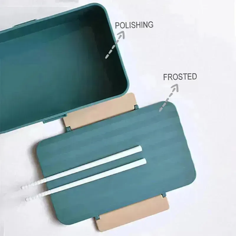 Simple wave lunch box
