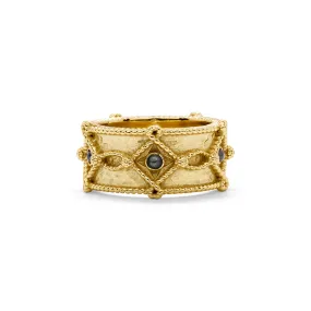 Size 7 Labradorite Victoria Ring