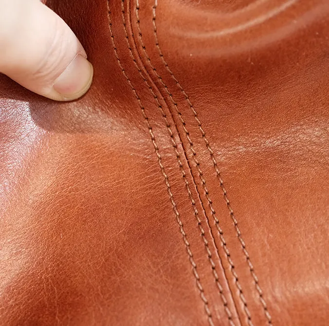 Small Crossbody Purses For Women Brown Leather Shoulder Bag