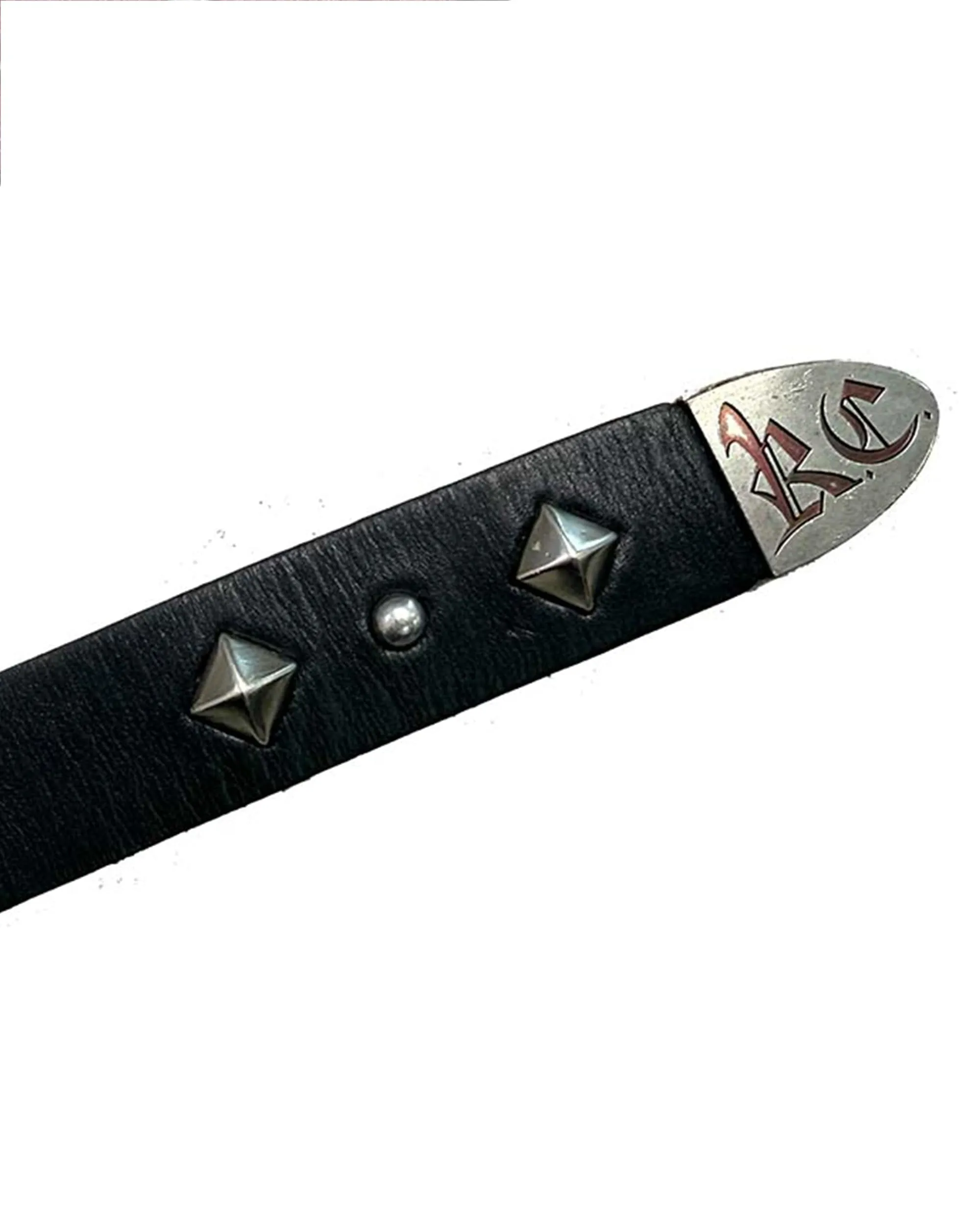Studded Leather Scorpion Belt