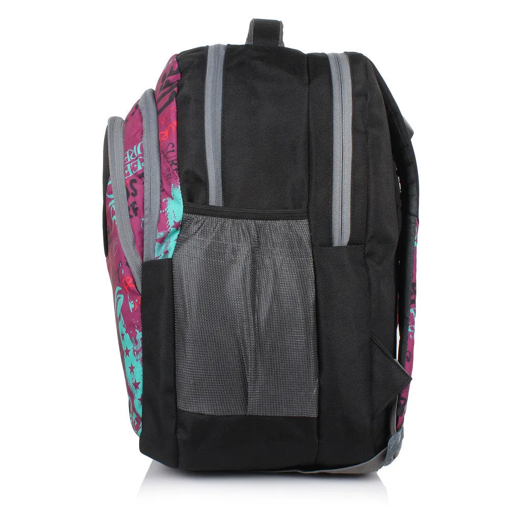 Suntop Surf 30 L Backpack(Black and Pink)