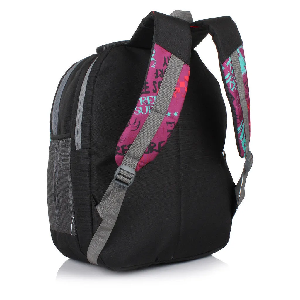 Suntop Surf 30 L Backpack(Black and Pink)