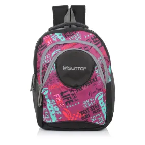 Suntop Surf 30 L Backpack(Black and Pink)