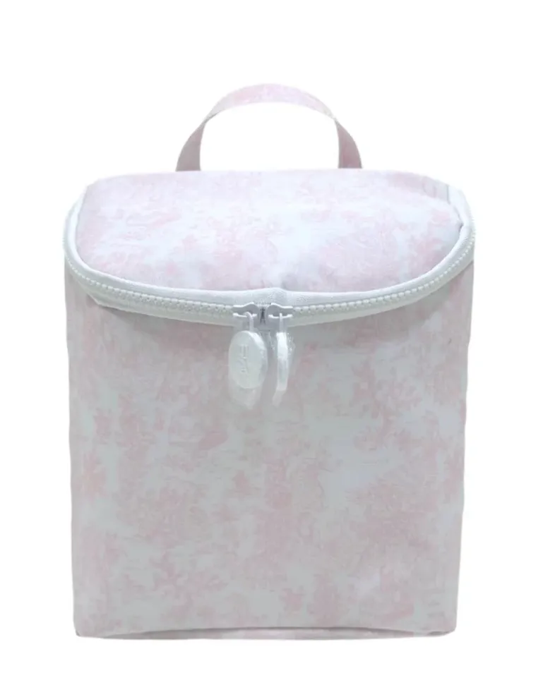 Take Away Lunch Bag - Bunny Toile Pink