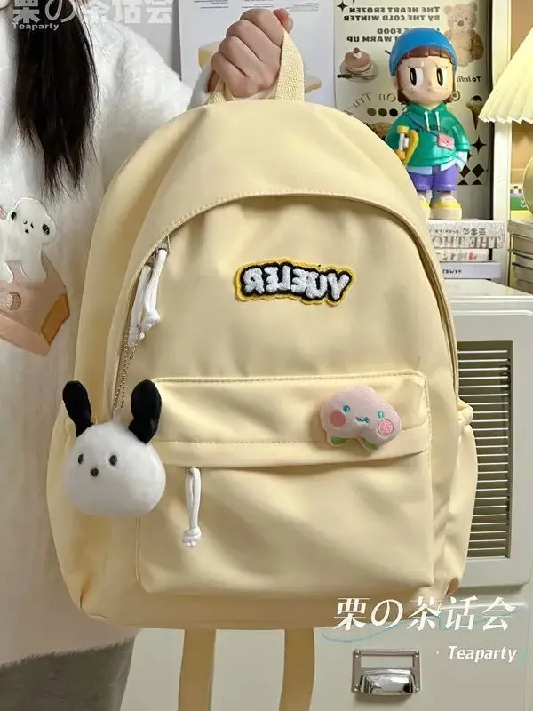 TAVIMART  -  Japanese Ins Ladies Leisure Bag Girls High School Students Simple Joker Backpack Light Backpack