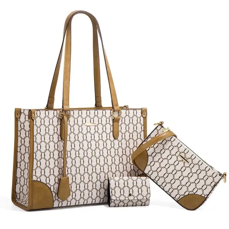 Three Piece Set Handheld Tote Women's Bag One Shoulder