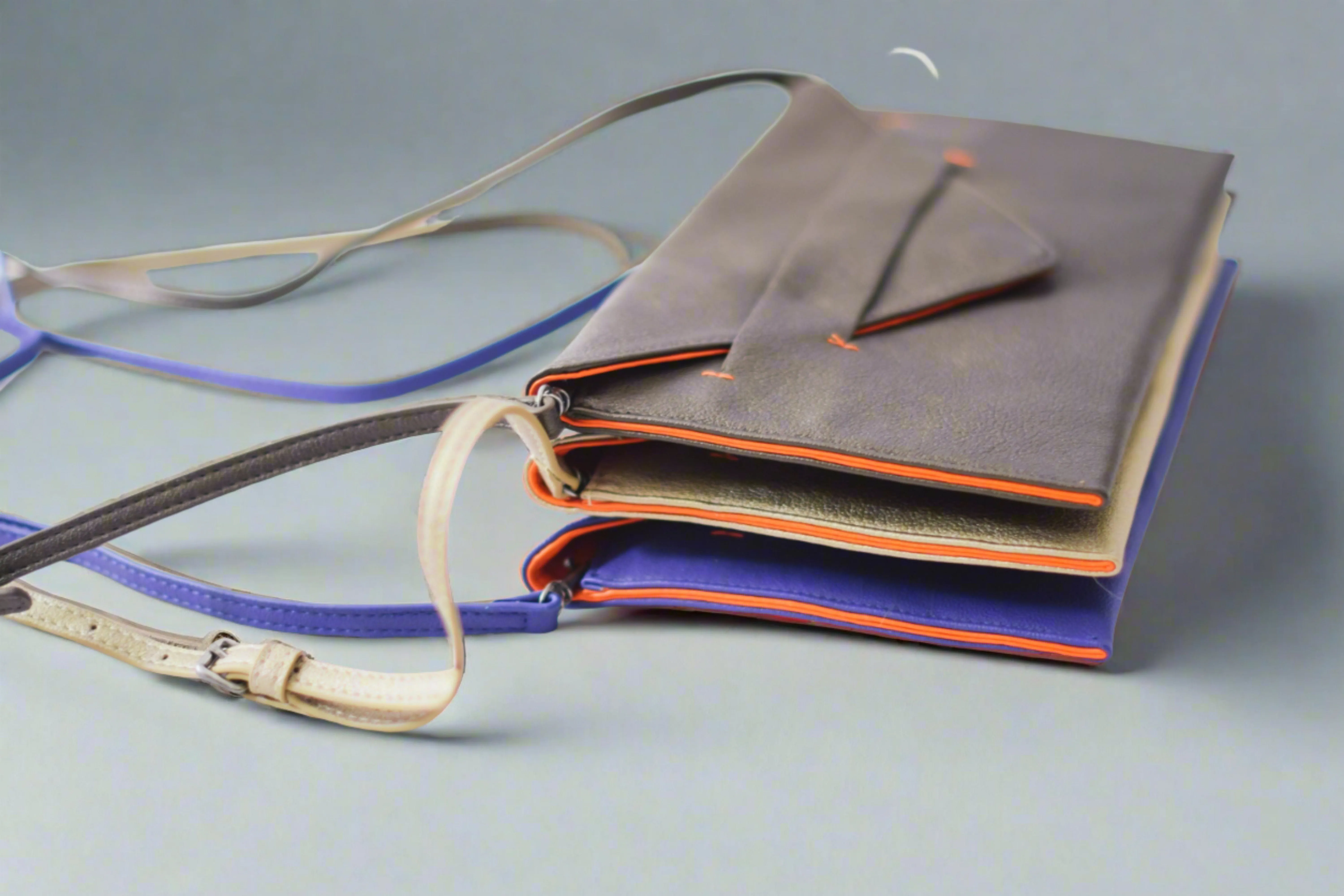 Vegan Leather Convertible Crossbody/Clutch with Wristlet & Shoulder Strap