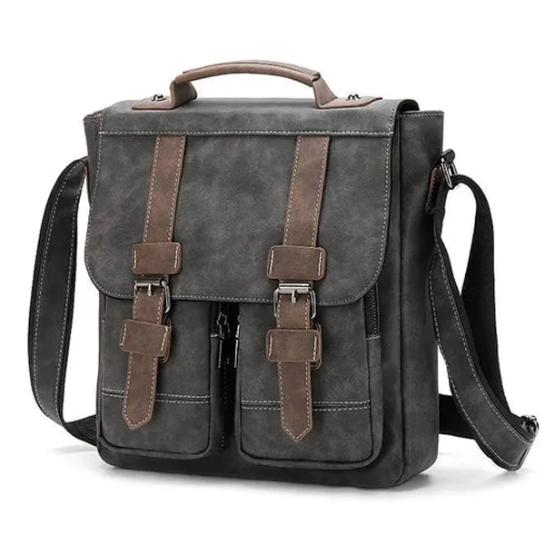VINTAGE FASHION LEATHER MULTI-POCKET FLAP BAG 80633133