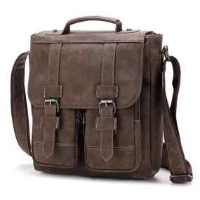 VINTAGE FASHION LEATHER MULTI-POCKET FLAP BAG 80633133