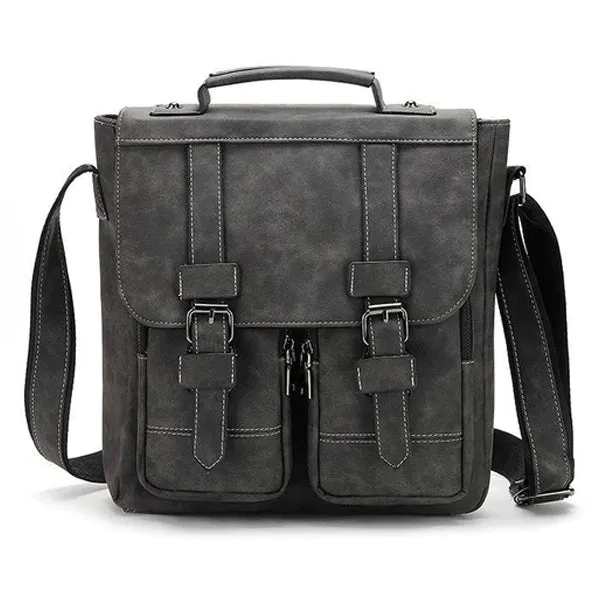 VINTAGE FASHION LEATHER MULTI-POCKET FLAP BAG 80633133