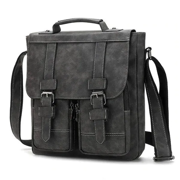 VINTAGE FASHION LEATHER MULTI-POCKET FLAP BAG 80633133