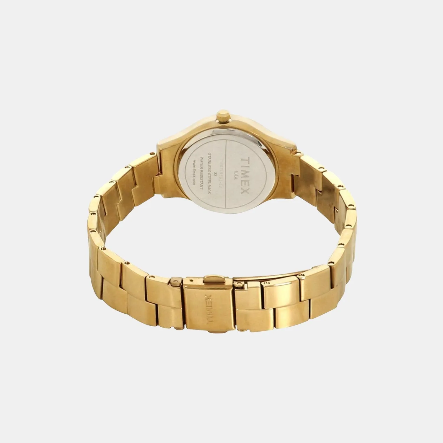 Women Gold Analog Stainless Steel Watch TW0TL9501