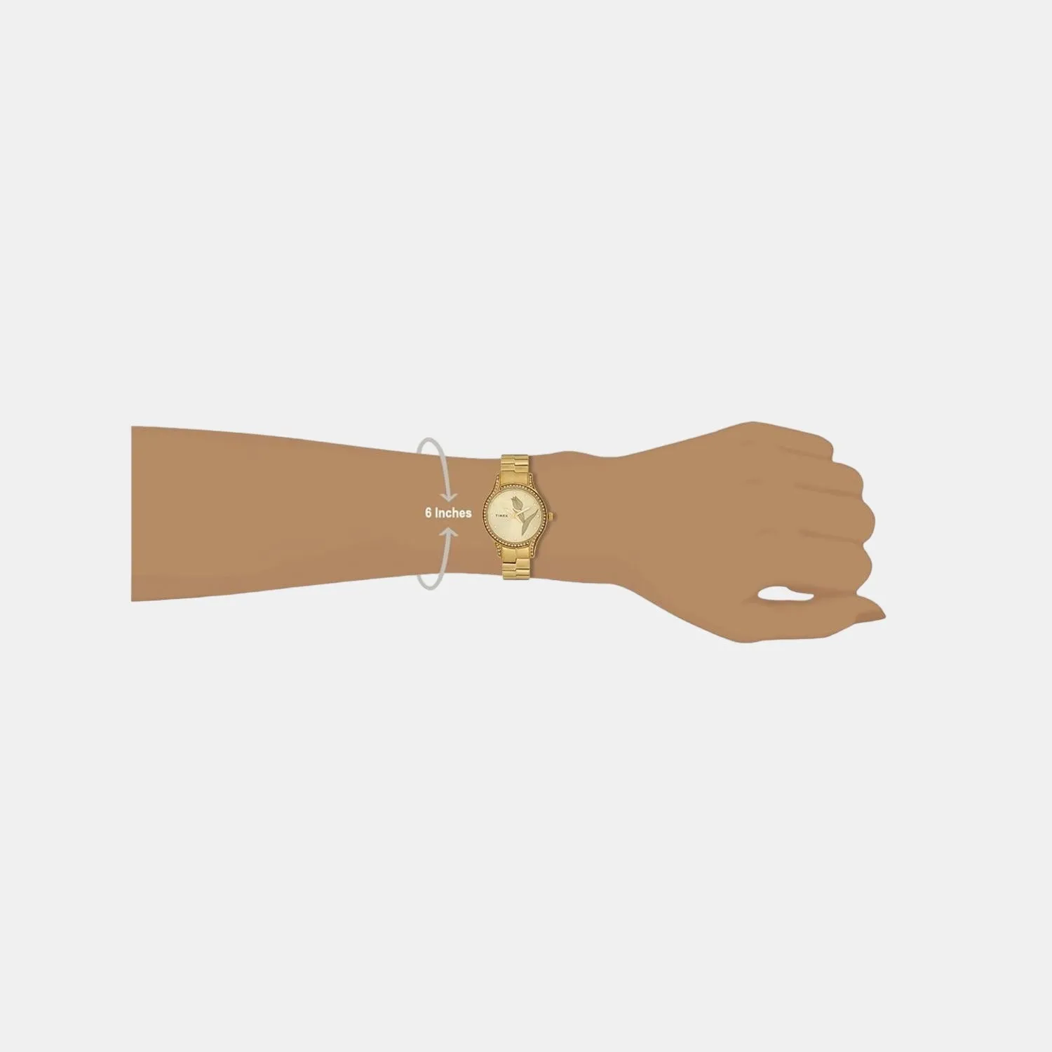 Women Gold Analog Stainless Steel Watch TW0TL9501
