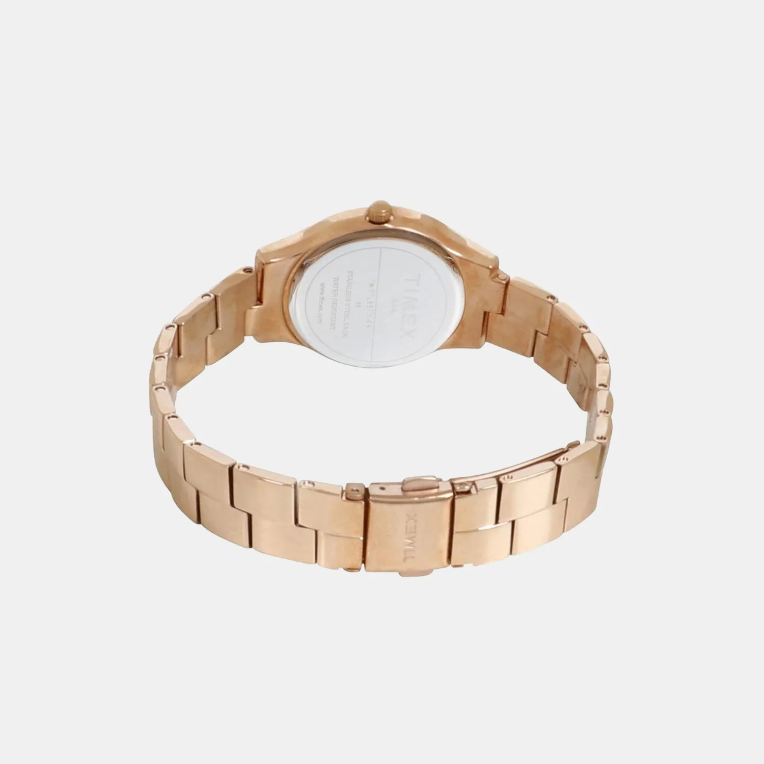 Women Rose Gold Analog Stainless Steel Watch TW0TL9503