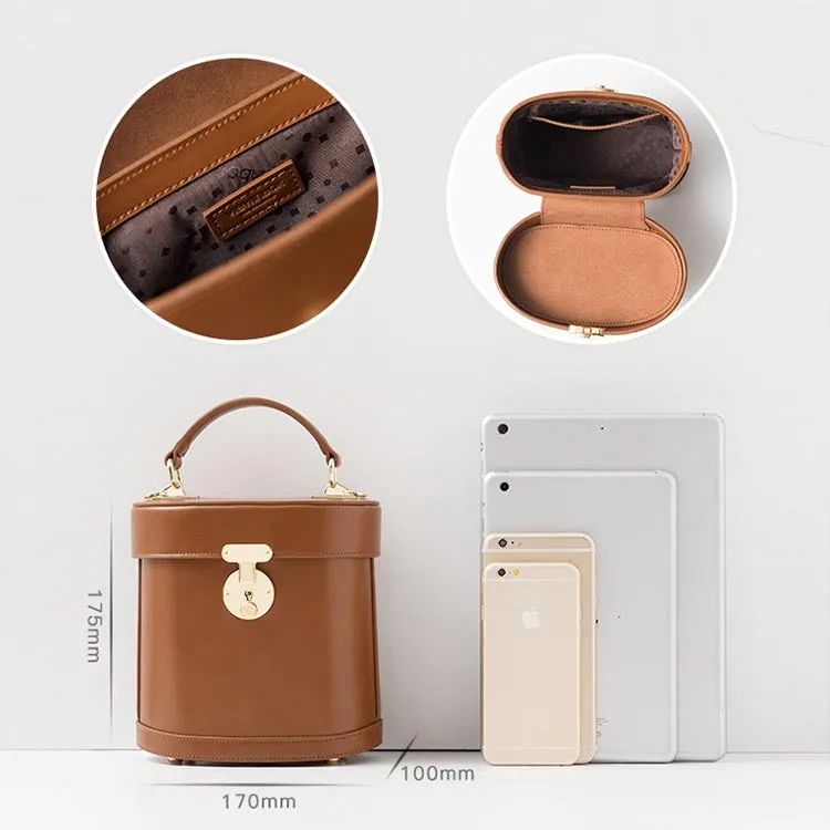 Womens Crossbody Bucket Bag Leather Handbags Purse for Women
