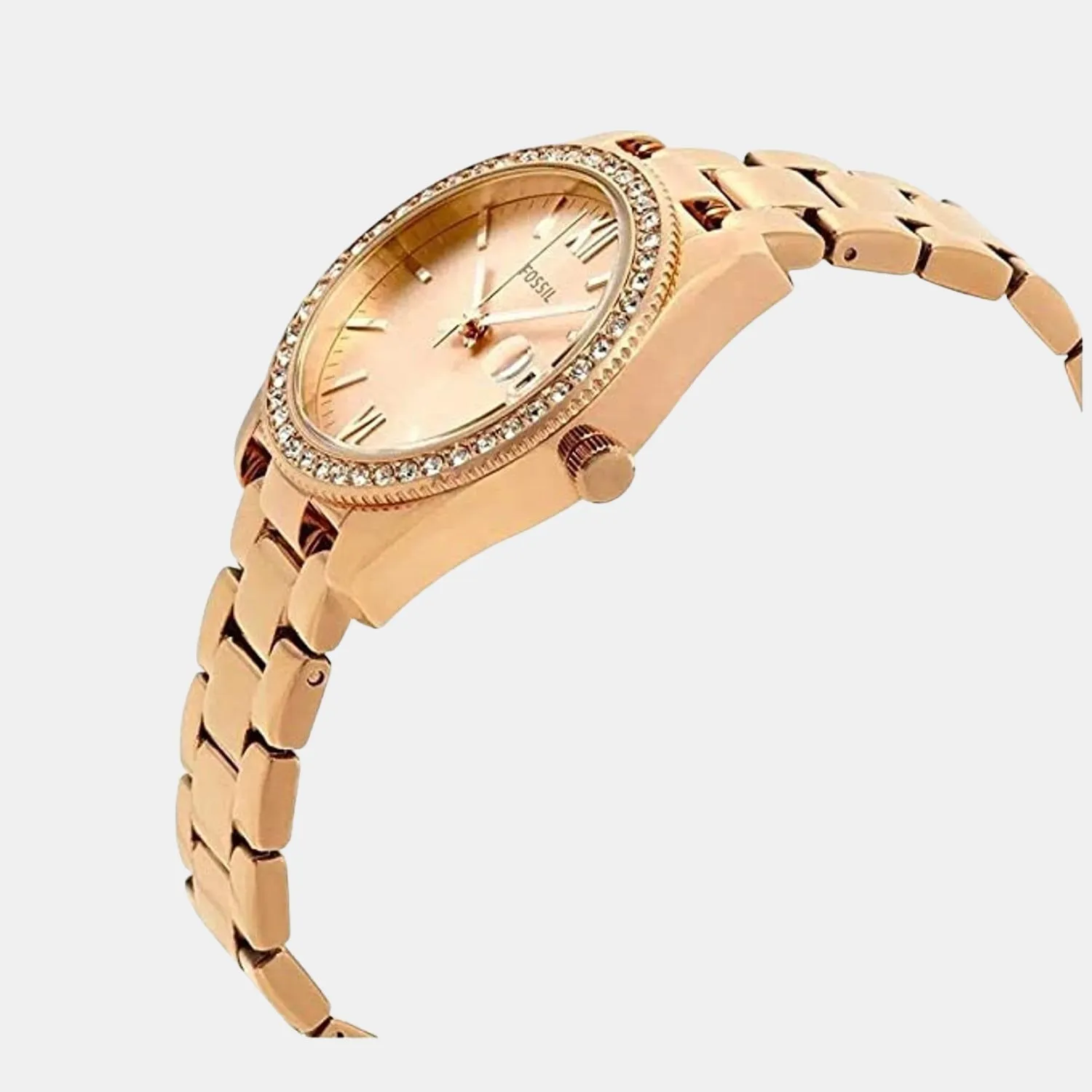 Women's Rose Gold Analog Stainless Steel Watch ES4318