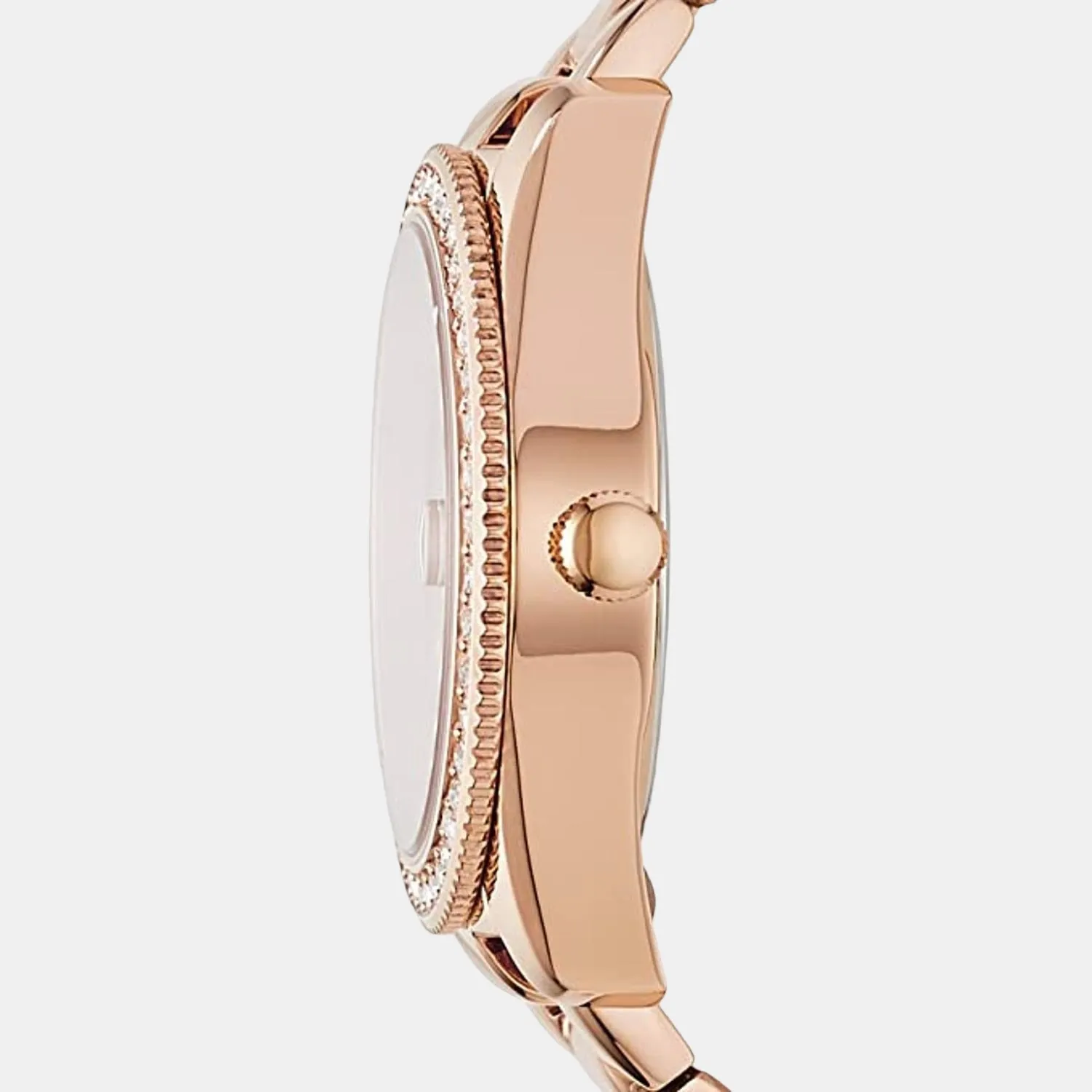 Women's Rose Gold Analog Stainless Steel Watch ES4318