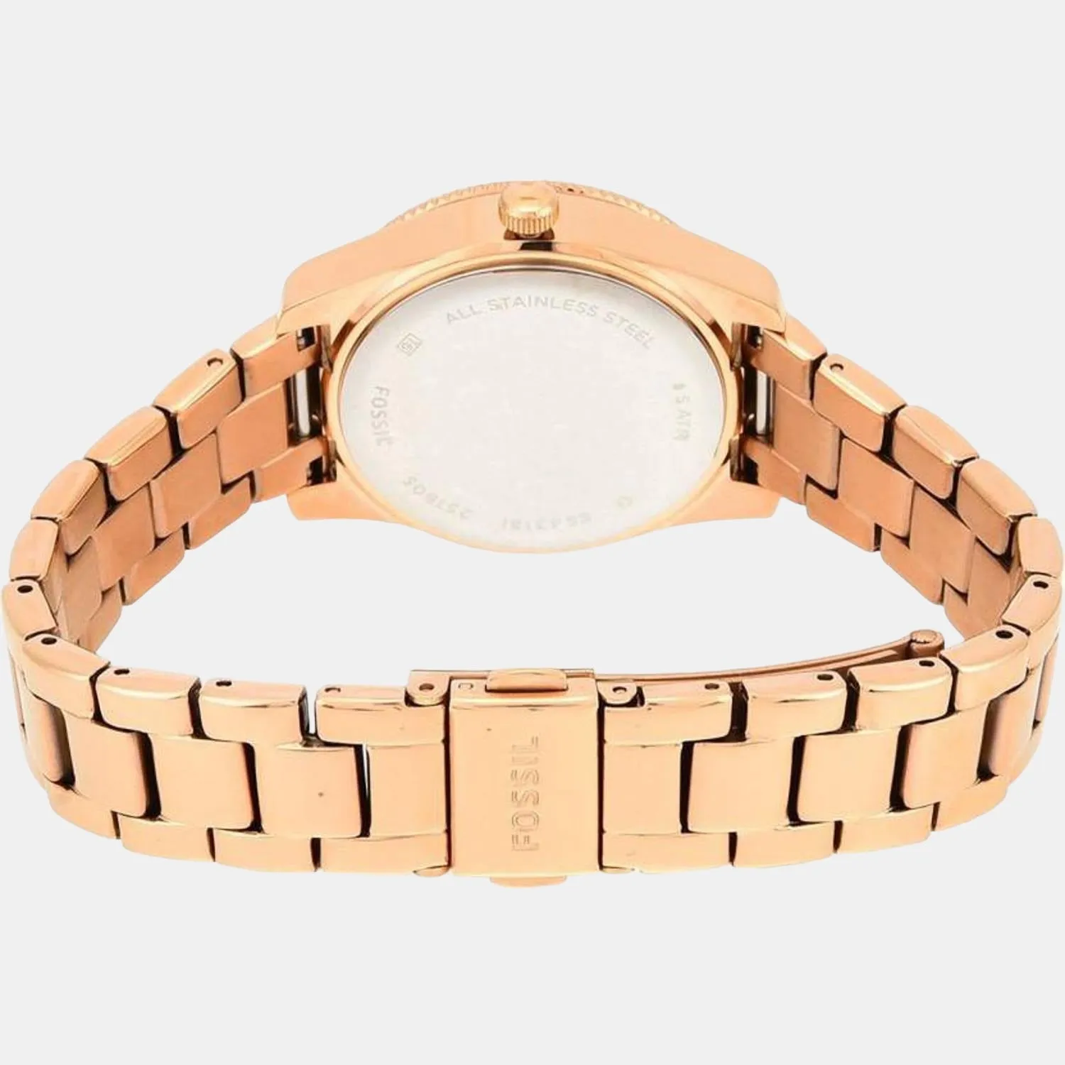 Women's Rose Gold Analog Stainless Steel Watch ES4318I