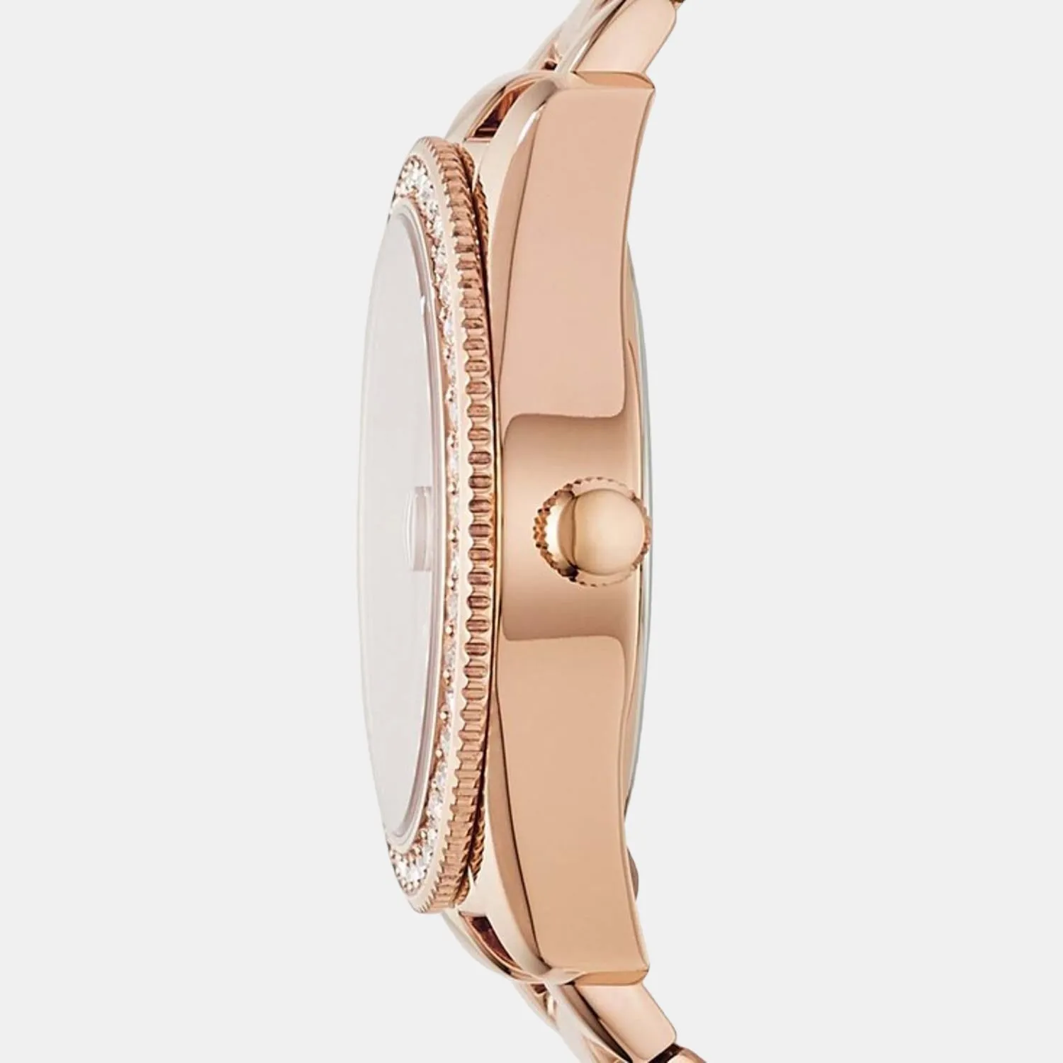 Women's Rose Gold Analog Stainless Steel Watch ES4318I